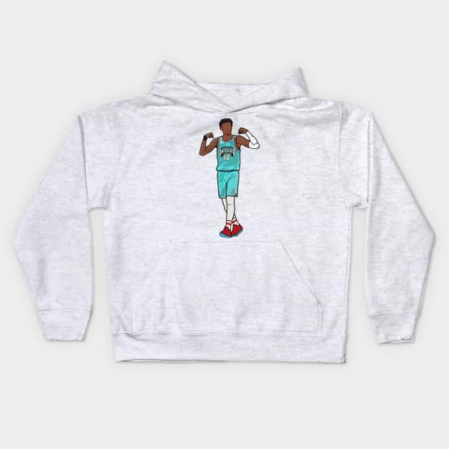 Ja Morant Flex 'Vancouver Grizzlies' x Memphis Grizzlies Kids Hoodie by xavierjfong